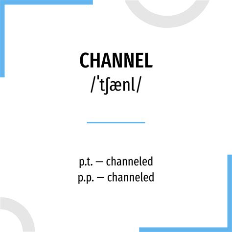 channel verb|channel verb synonym.